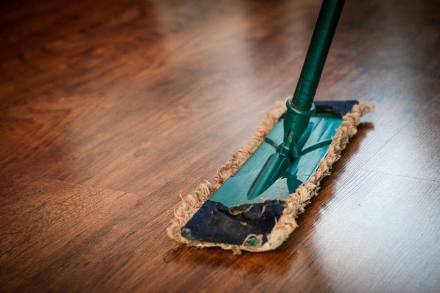 map cleaning floor